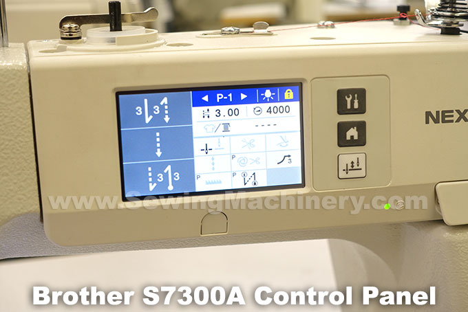 Brother S7300C digital control panel